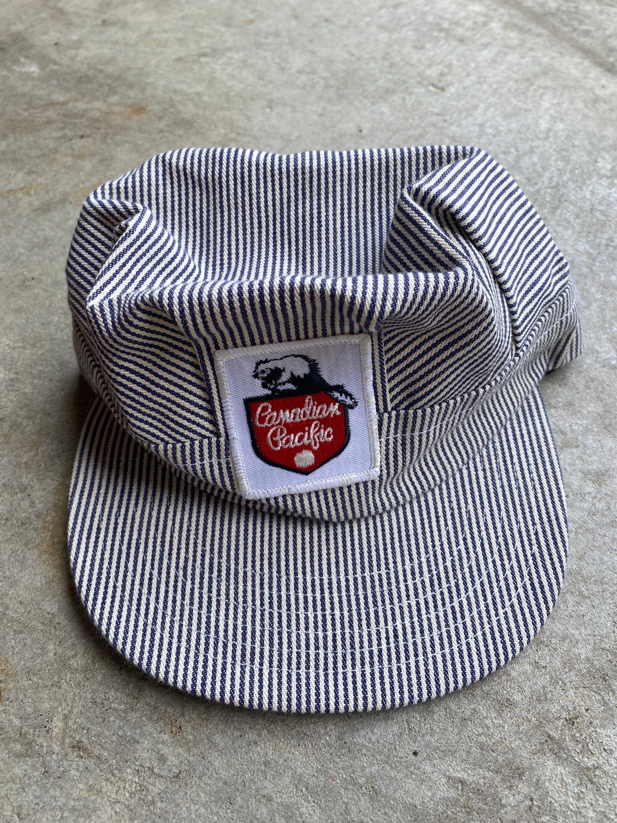 90s CP Pinstripe Conductor Hat