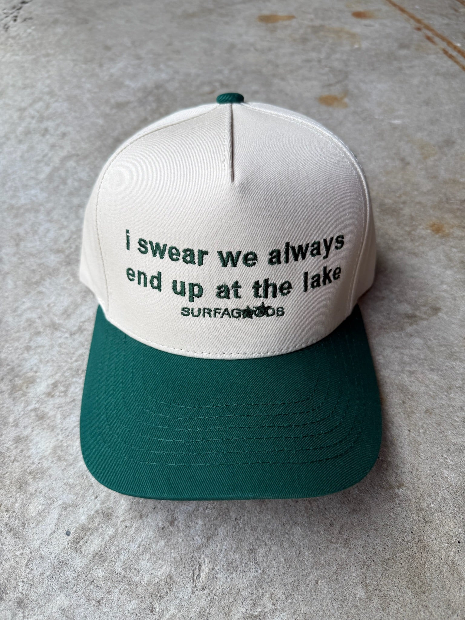 "LAKE" SLOGAN CAP (FOREST)