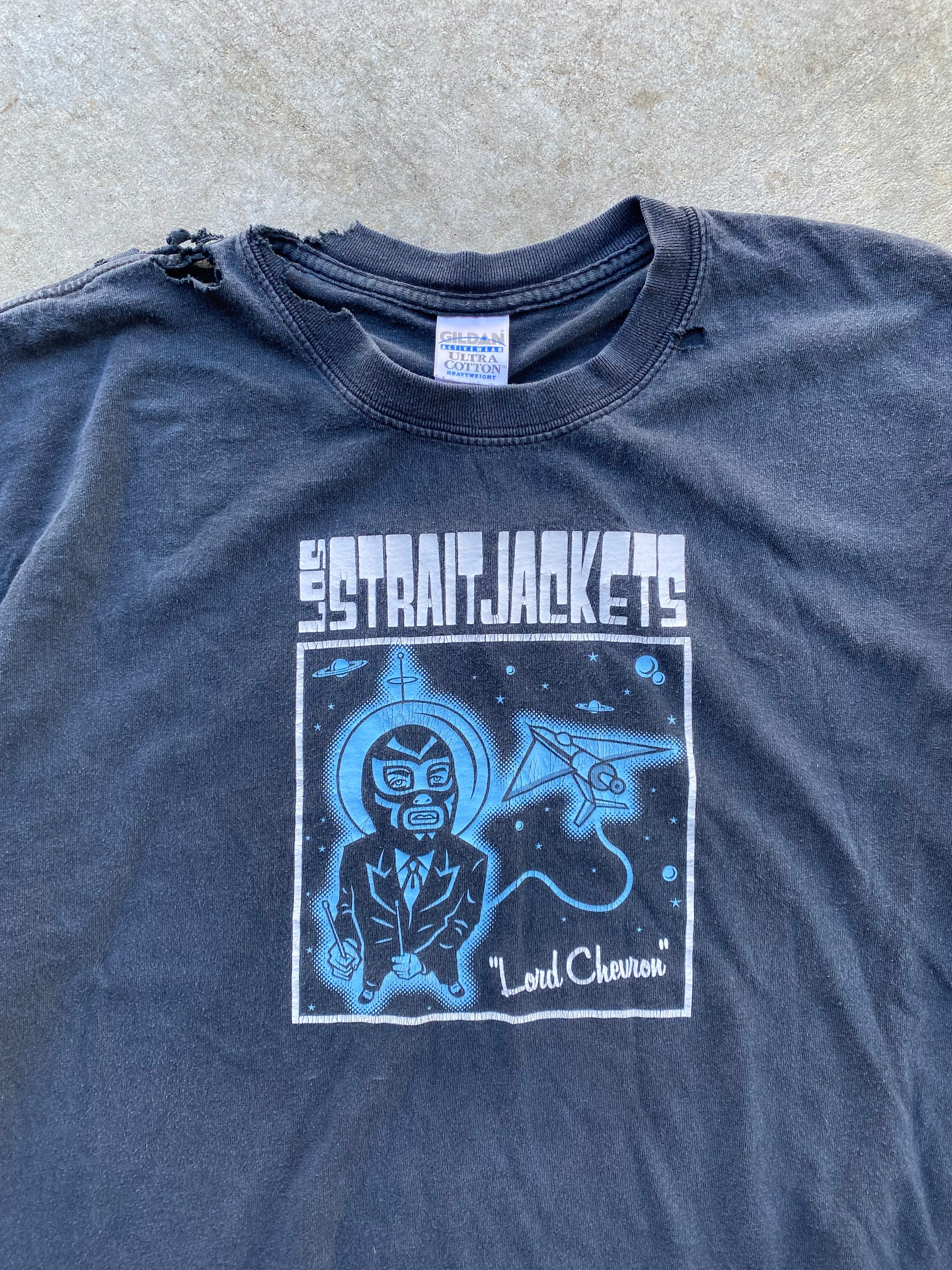 90’s Los Strait Jackets Band Tee L