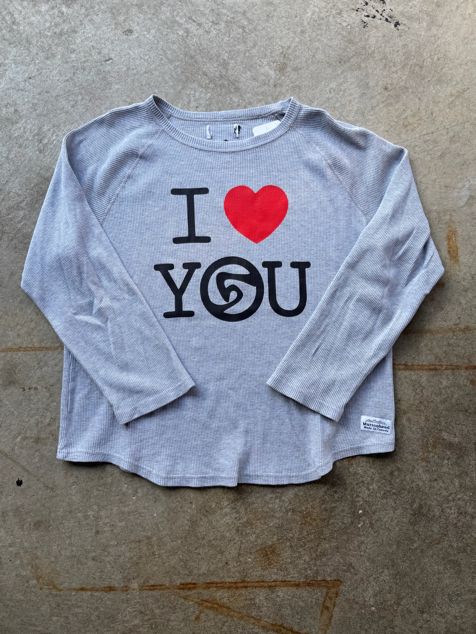 I <3 YOU THERMAL VINTAGE REPRINT 1/1 M
