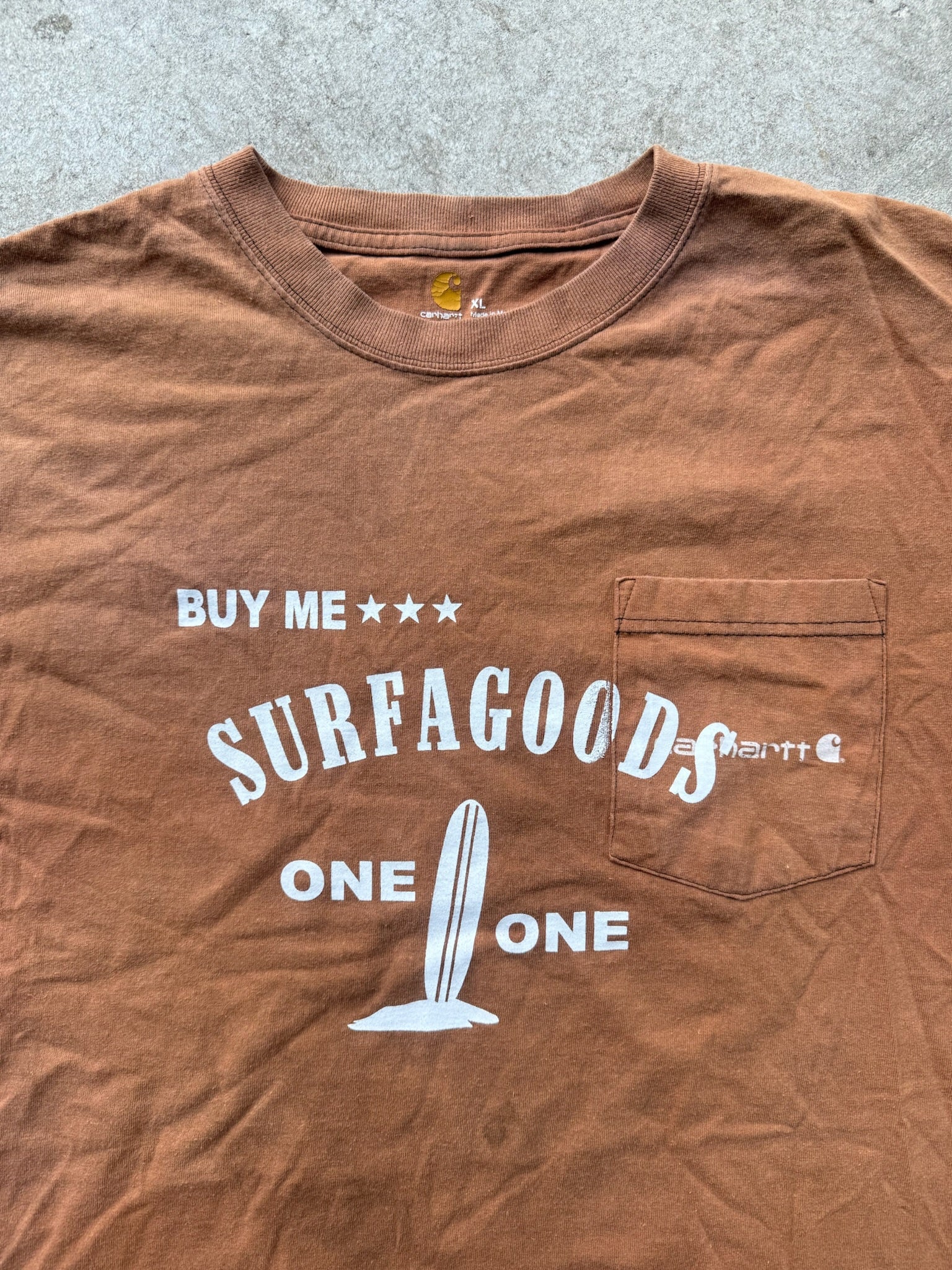 OG GRAPHIC CARHARTT VINTAGE REPRINT POCKET TSHIRT1/1 L/XL