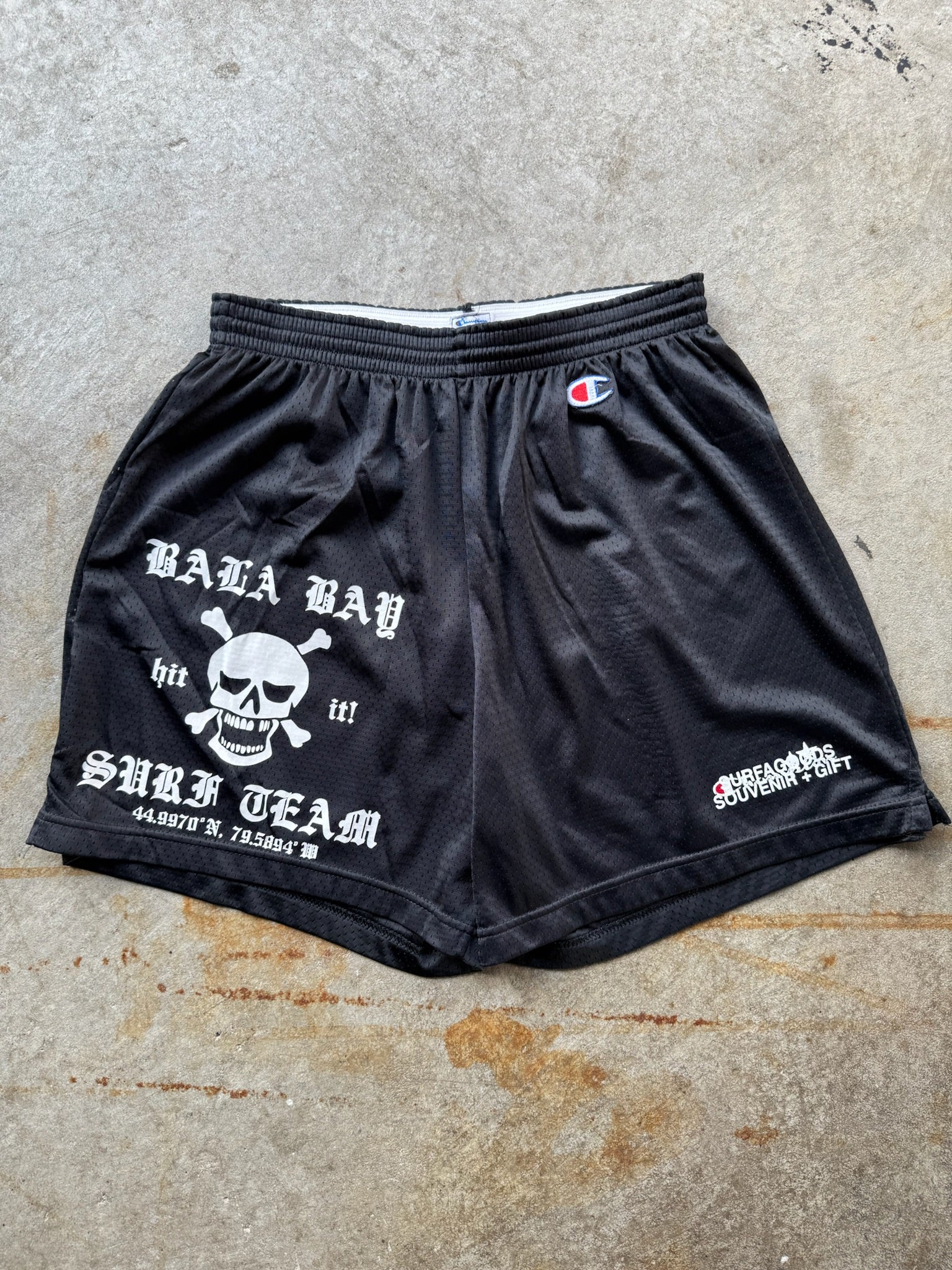SURF TEAM MESH SHORTS VINTAGE REPRINT S/M 1/1