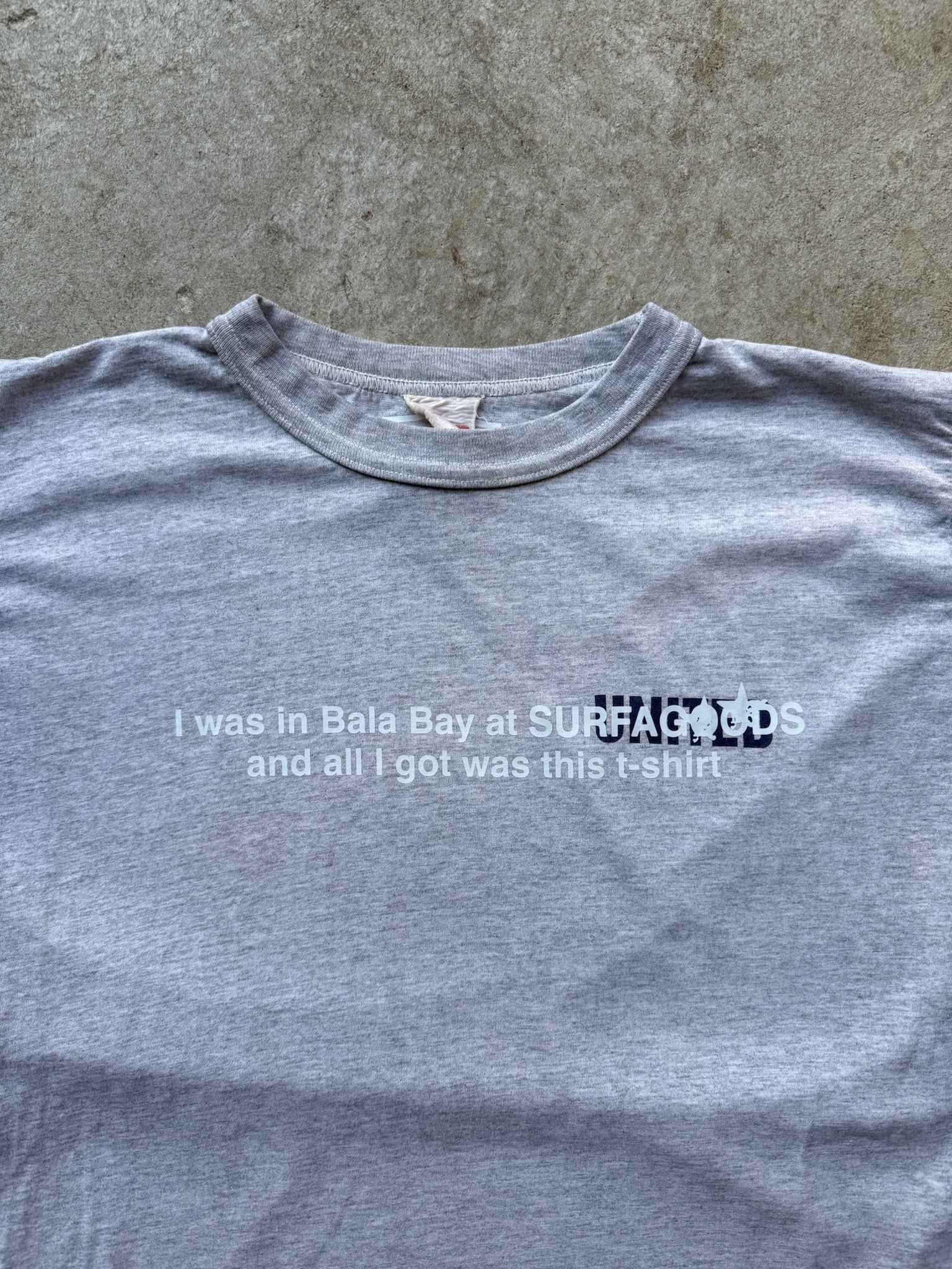 SOUVENIR SLOGAN TSHIRT 1/1 VINTAGE RE-PRINT M/L