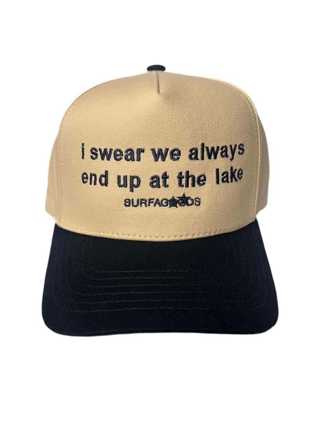 "LAKE" SLOGAN CAP (NAVY)