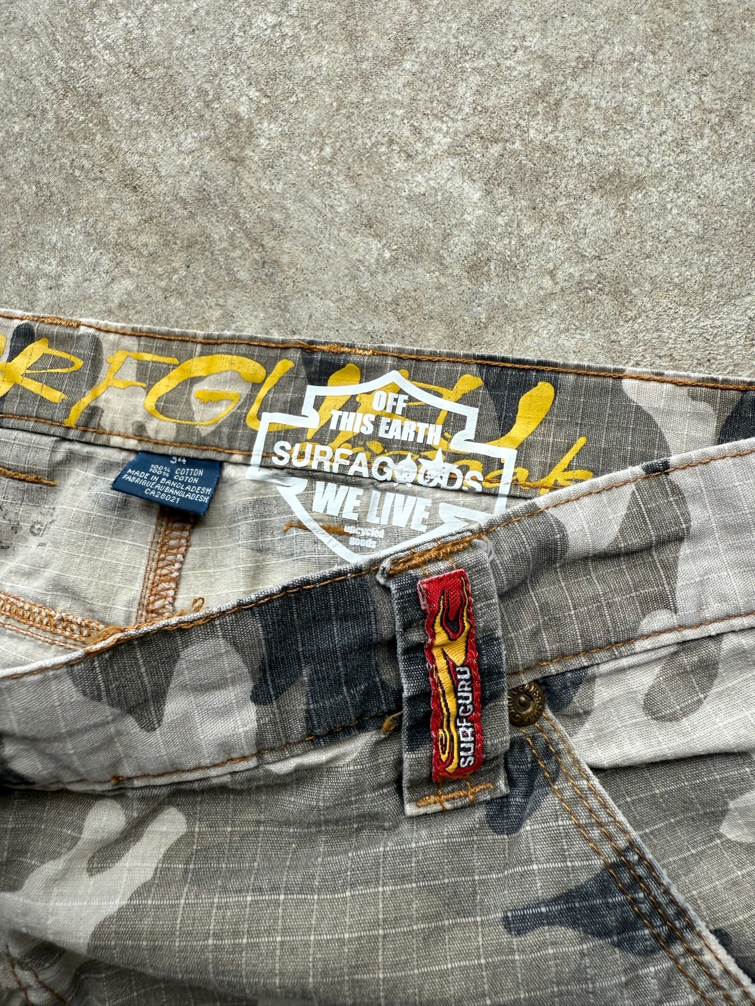 SURFGURU RE-PRINT CAMO SHORTS 1/1 UPCYCLED