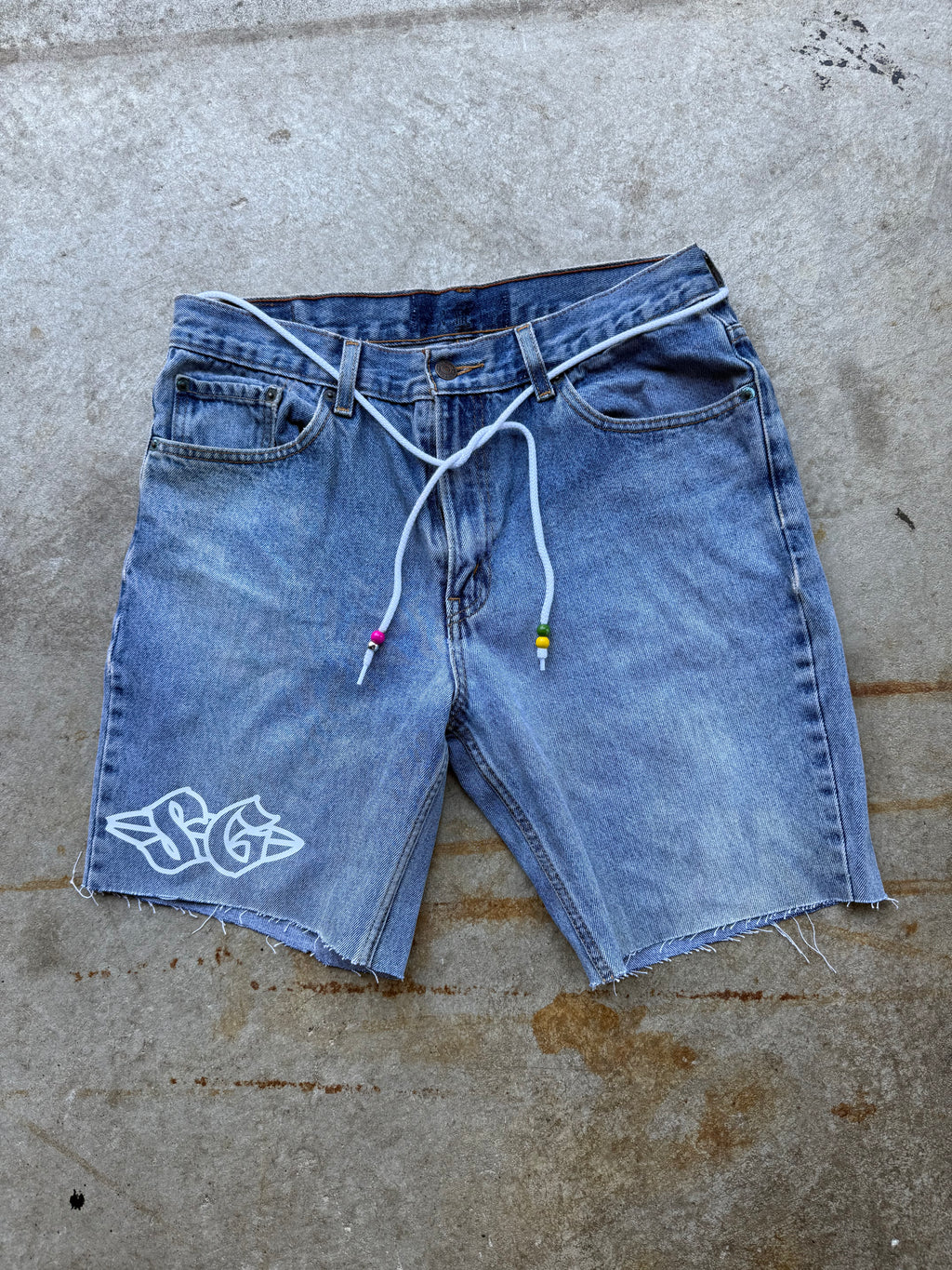 SURFAGOODS ‘SG’ UPCYCLED BEACH JORTS 1/1