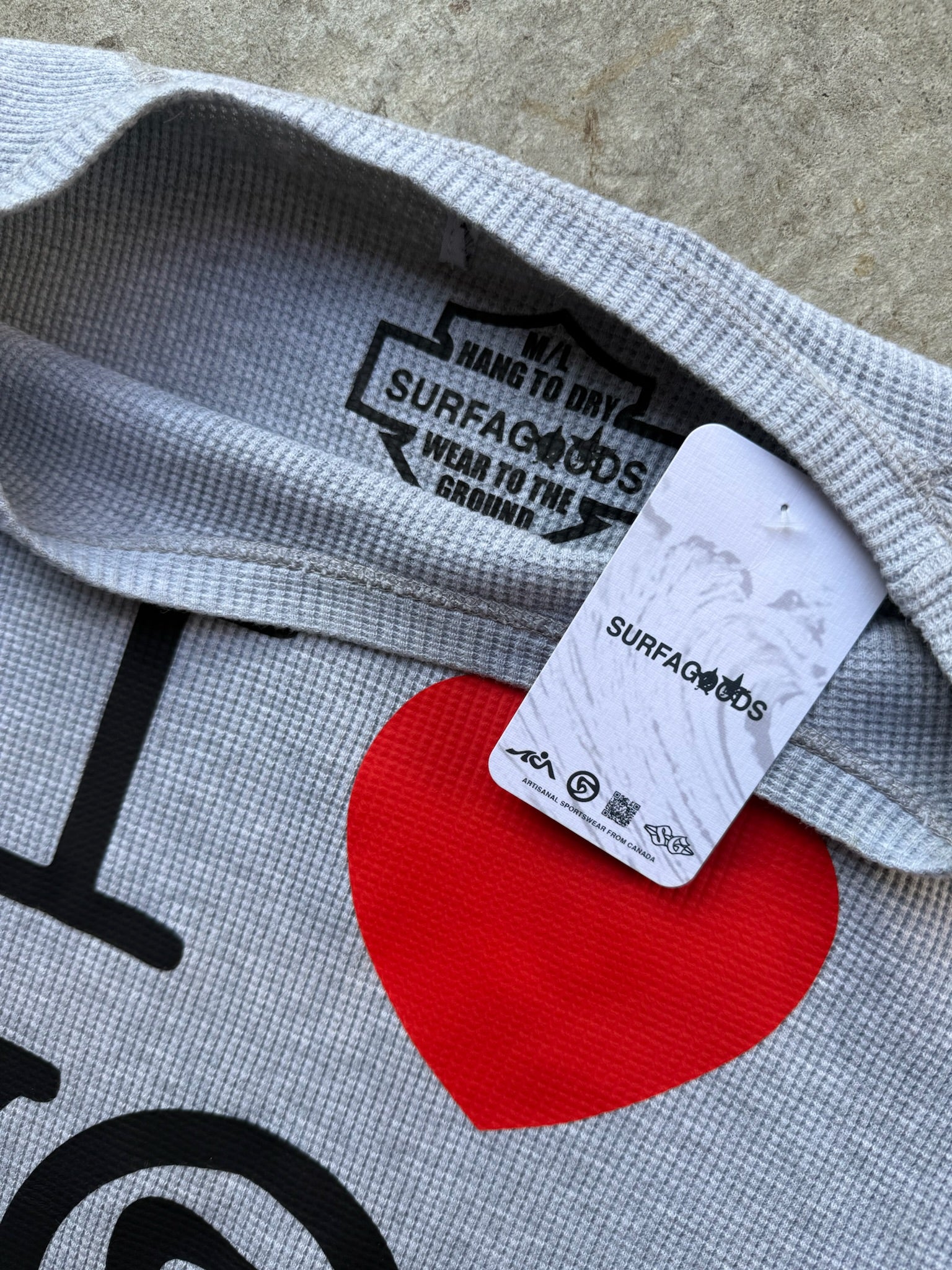 I <3 YOU THERMAL VINTAGE REPRINT 1/1 M