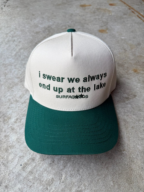 "LAKE" SLOGAN CAP (FOREST)