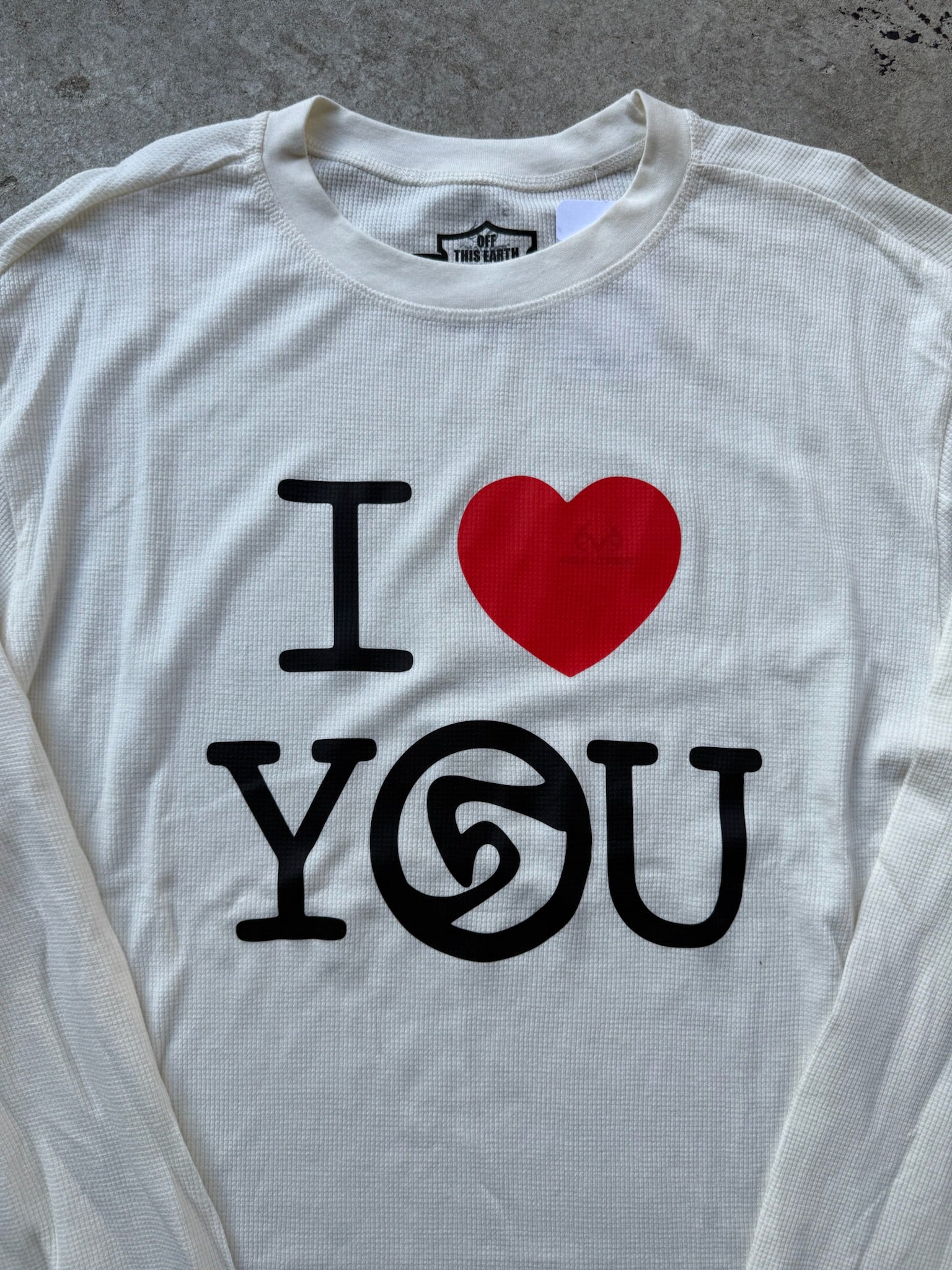 I <3 YOU THERMAL VINTAGE REPRINT 1/1 L/XL