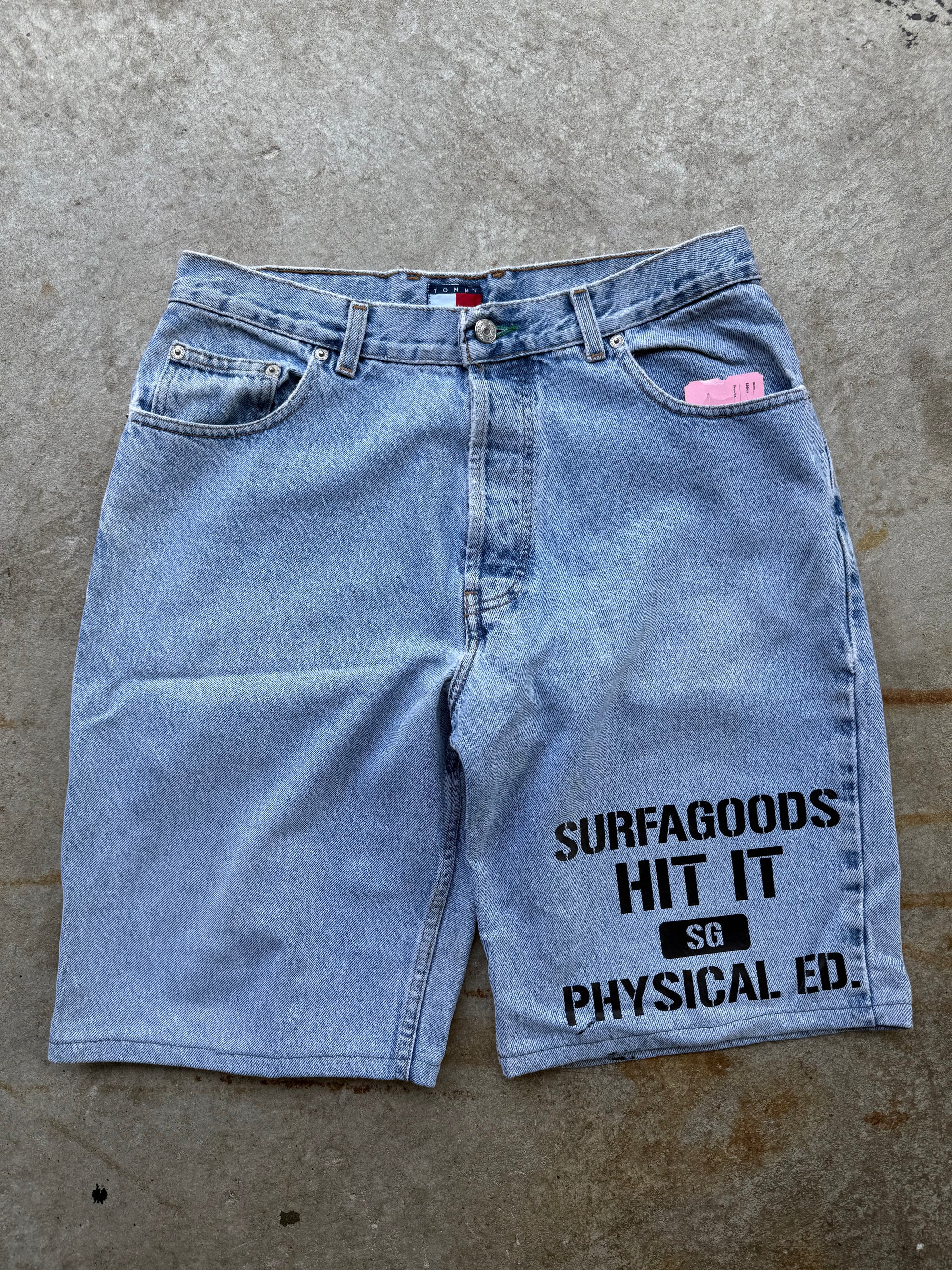 Surfagoods Physical Ed. Reprinted 90’s Jorts 1/1 M/L