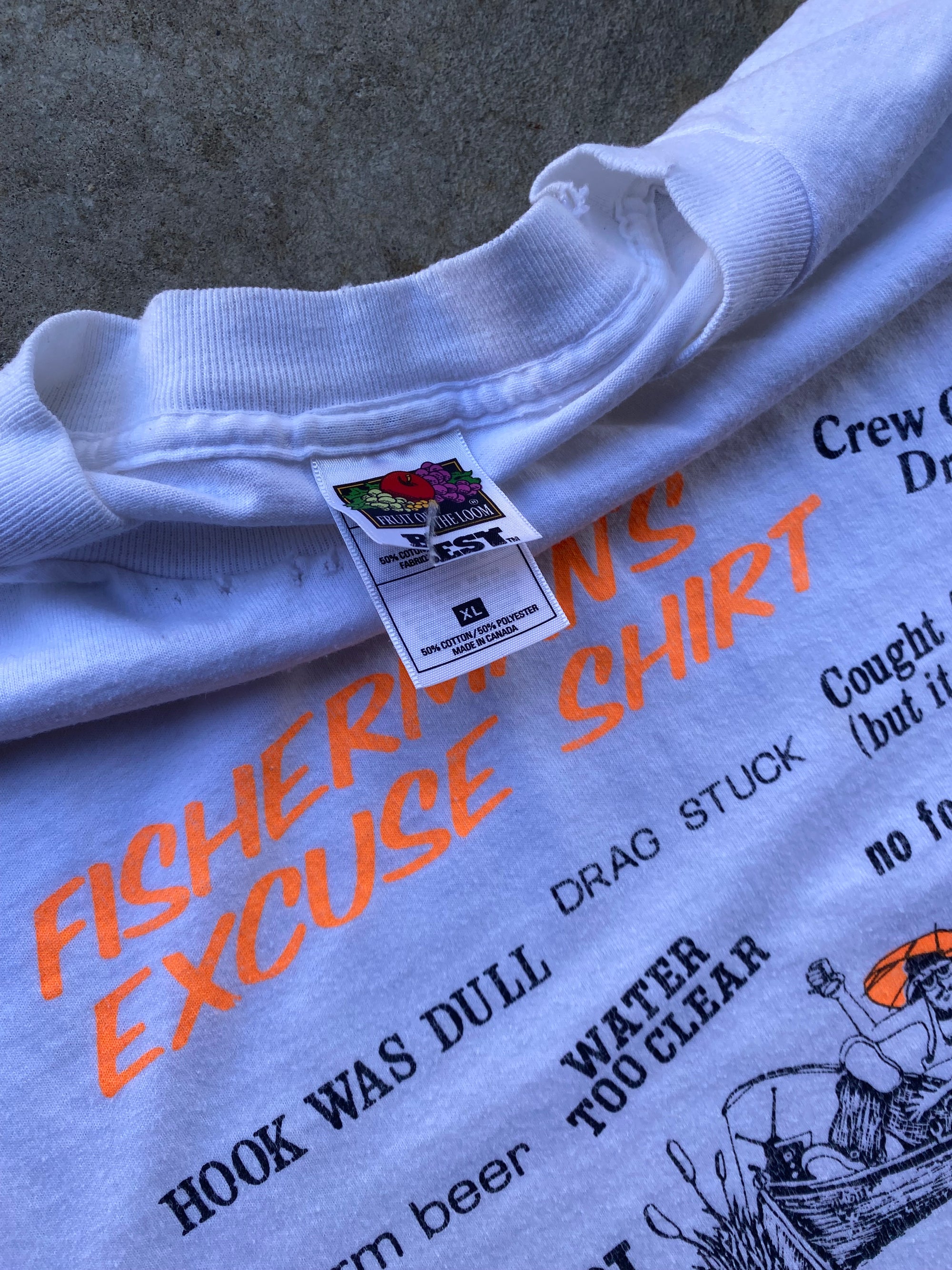 90’s Fisherman Excuses Tee L/XL