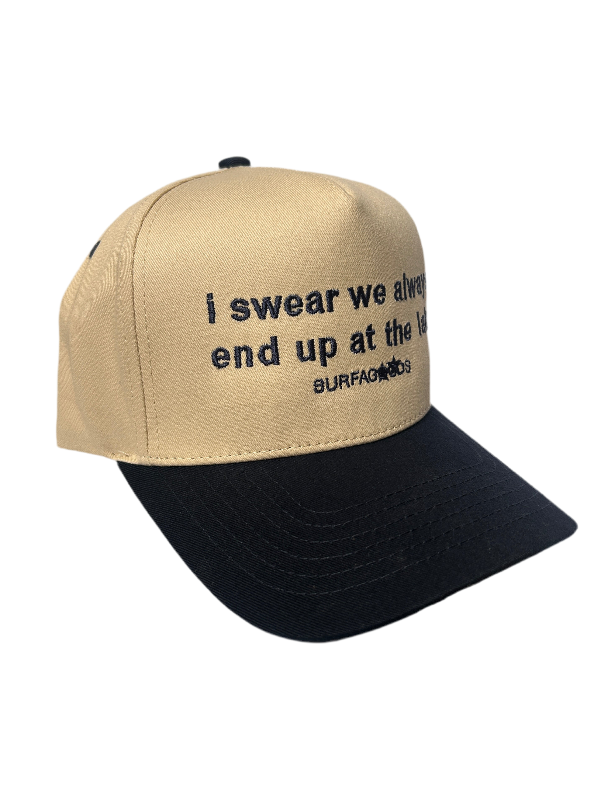 "LAKE" SLOGAN CAP (NAVY)