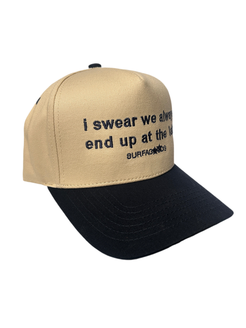 "LAKE" SLOGAN CAP (NAVY)