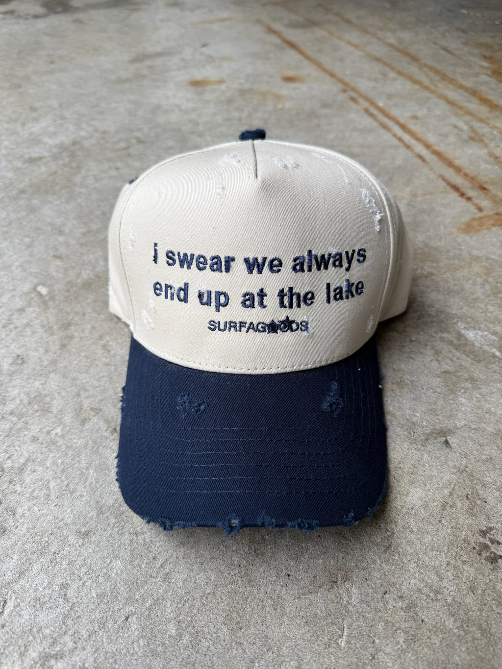 LAKE CAP DISTRESSED EDITION [NAVY]