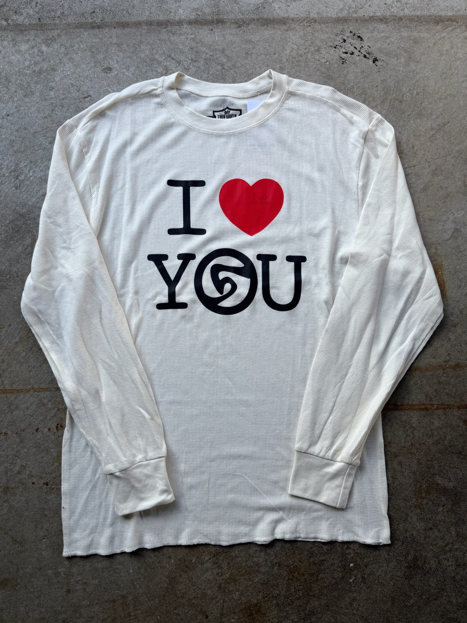 I <3 YOU THERMAL VINTAGE REPRINT 1/1 L/XL