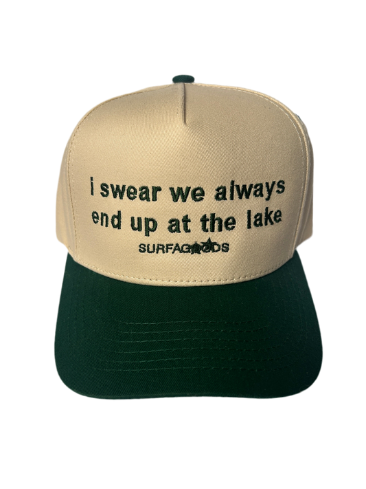"LAKE" SLOGAN CAP (FOREST)