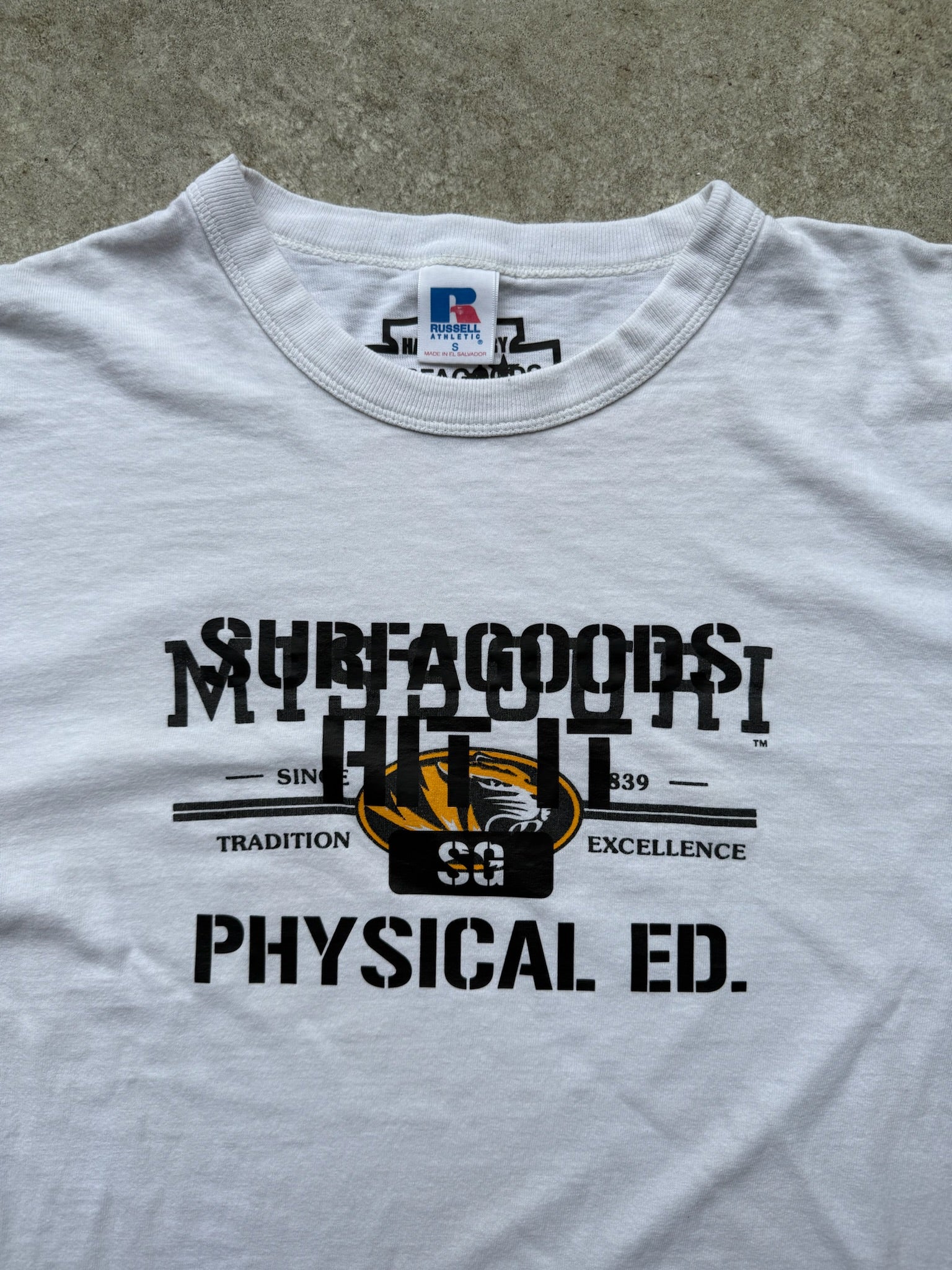 PHYSICAL ED. REPRINT VINTAGE TEE 1/1 S