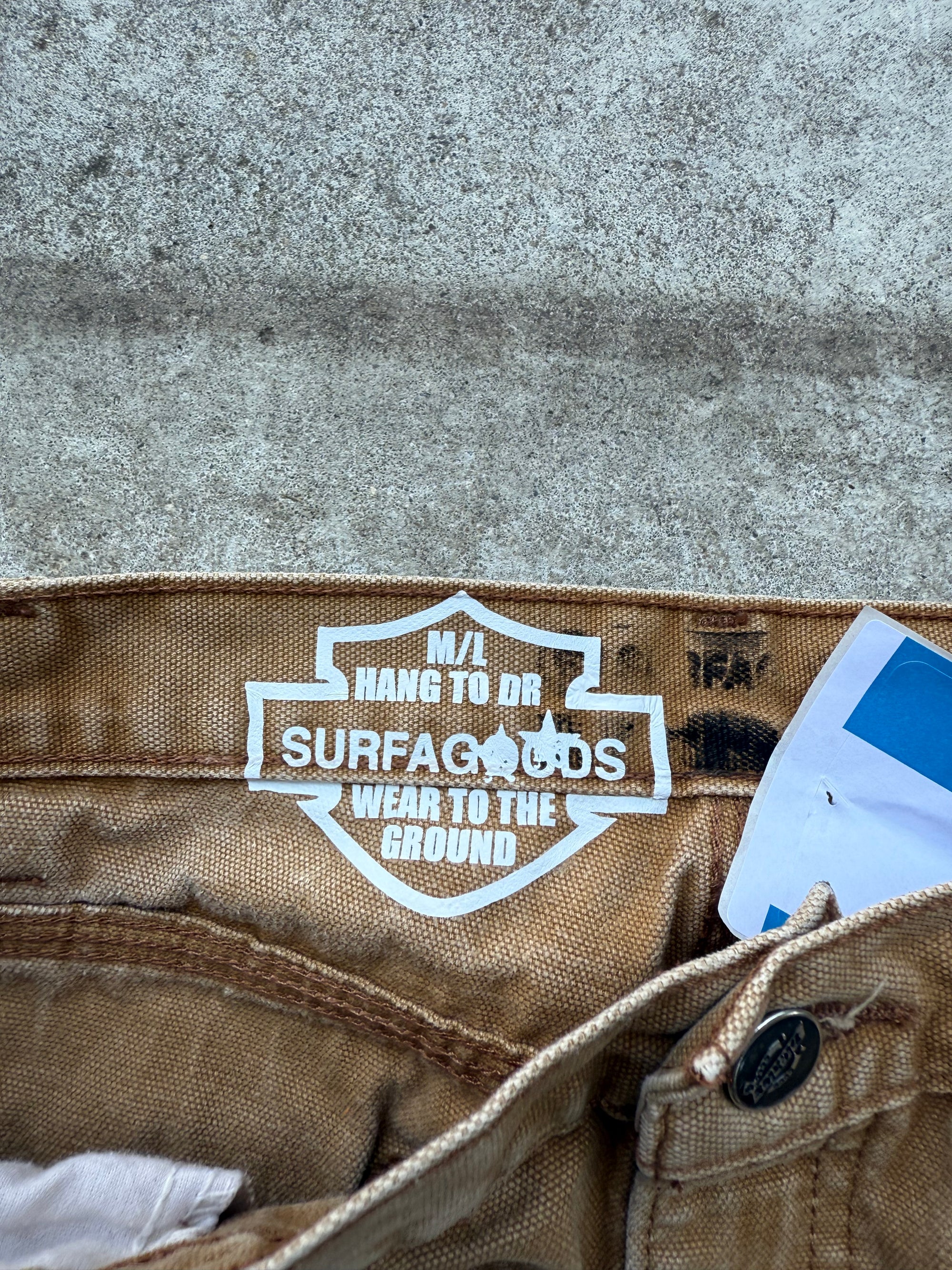 SURFAGOODS ‘GRAFFITI’ DOUBLEKNEE UPCYCLED WORKWEAR 1/1 36X32