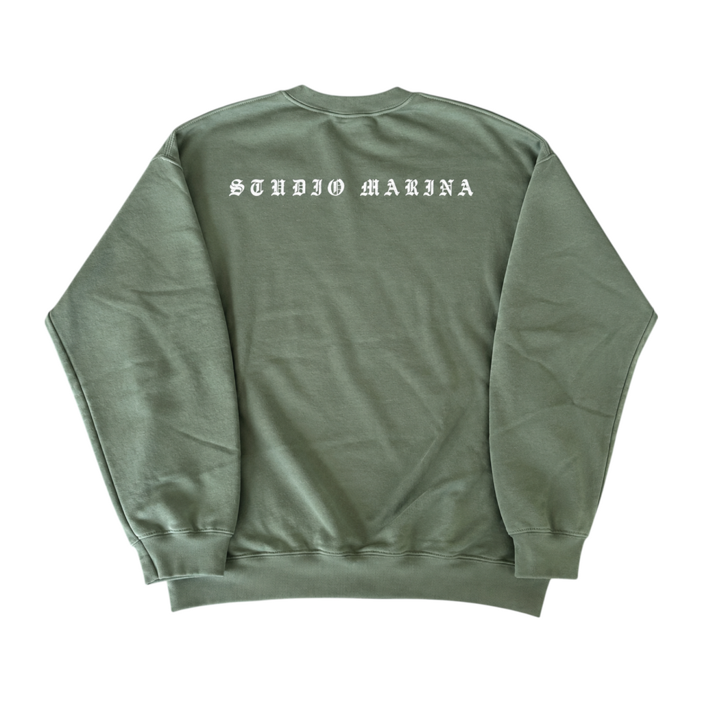 MUSKOKA SUMMERS — Classic Crewneck — WASHED GREEN