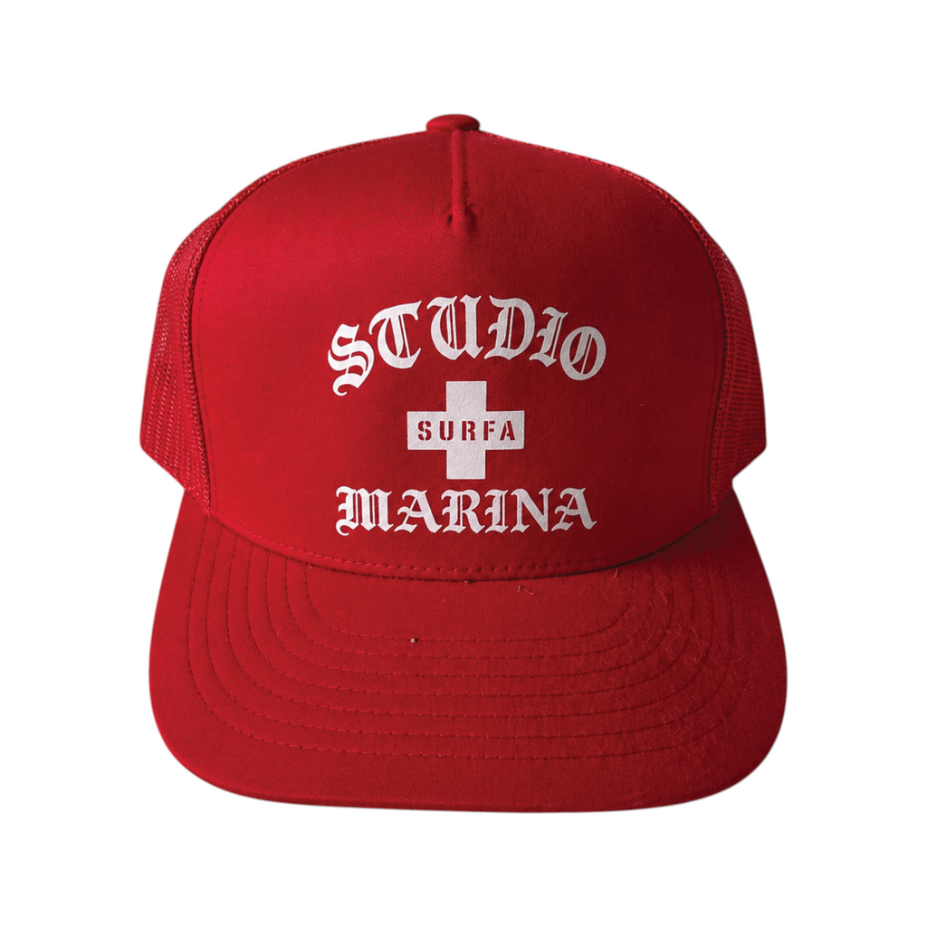 STUDIO MARINA LIFEGUARD — Red Trucker SAMPLE* 1/1