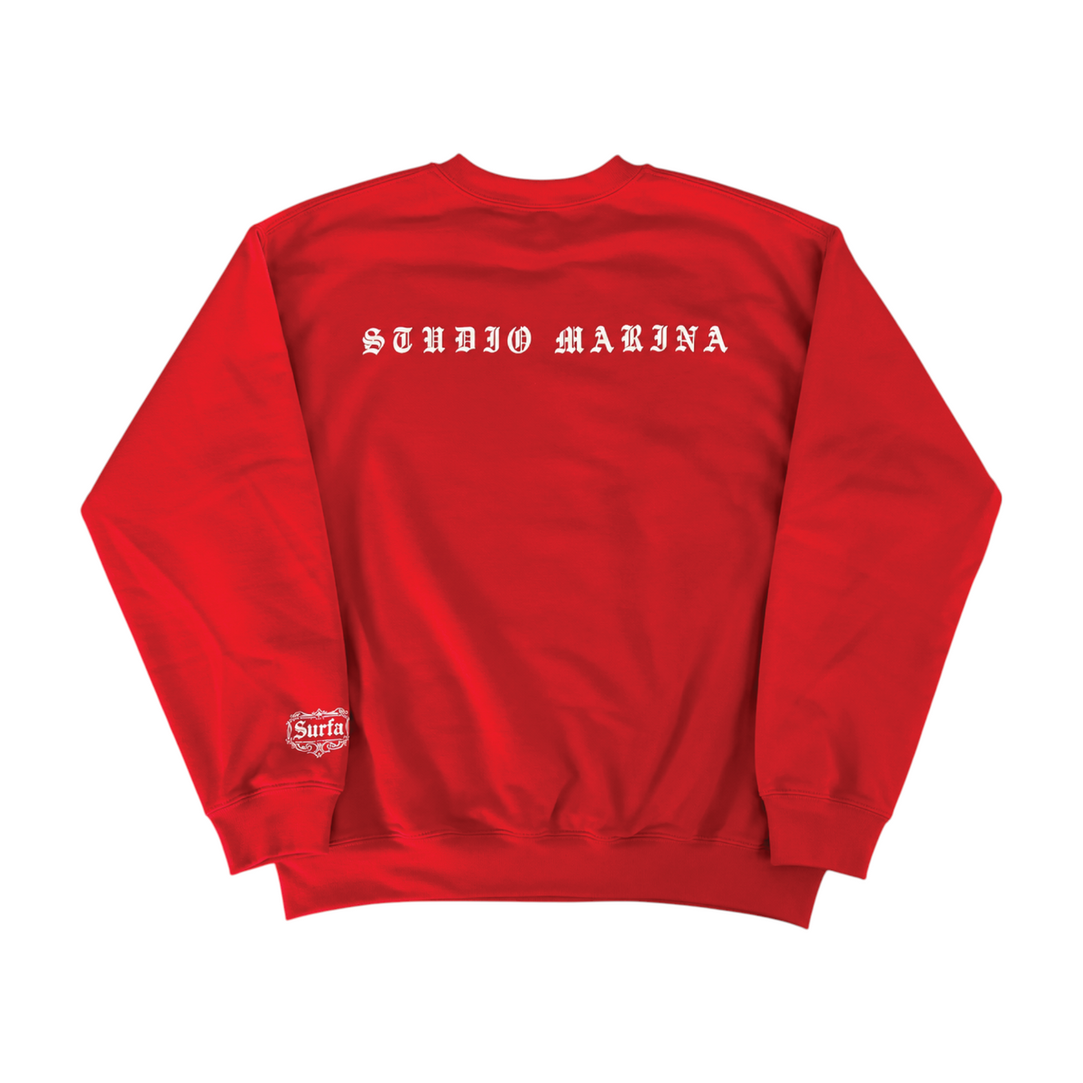 MUSKOKA SUMMERS — Classic Crewneck — LIFEGUARD RED