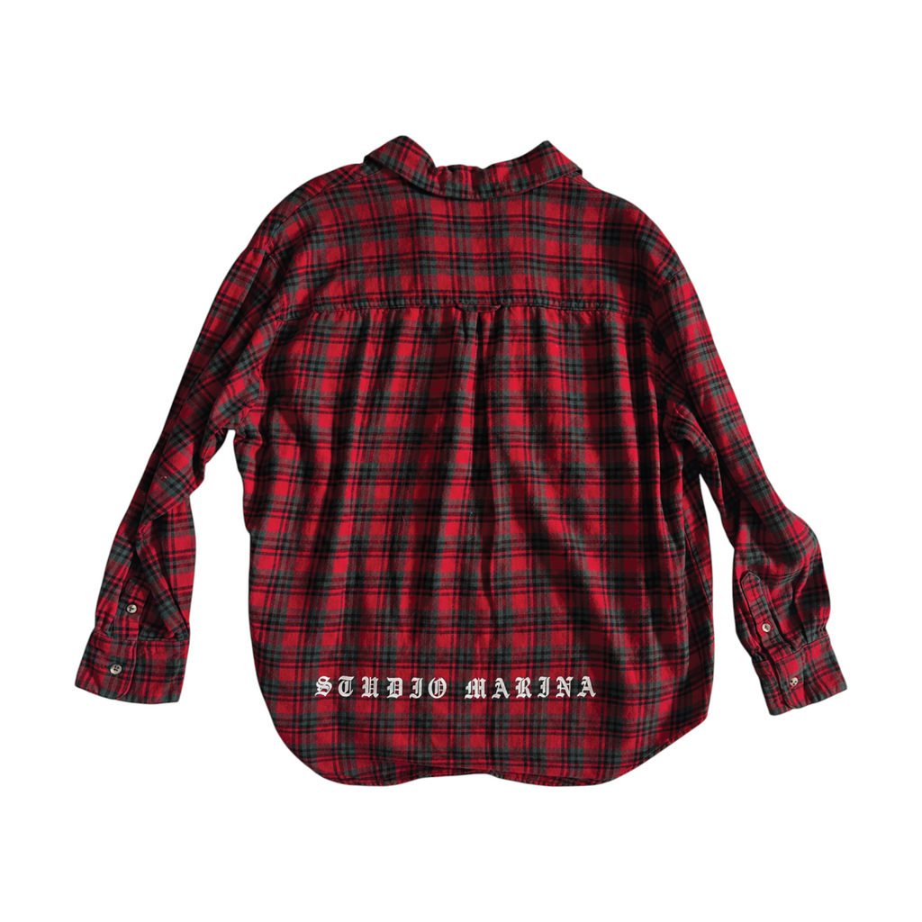 STUDIO MARINA — Red & Green Vintage Flannel 1/1*