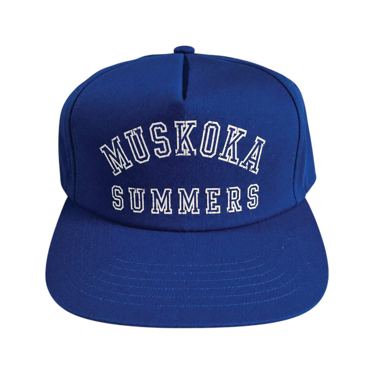 MUSKOKA SUMMERS — Low-Profile Five-Panel — ROYAL BLUE