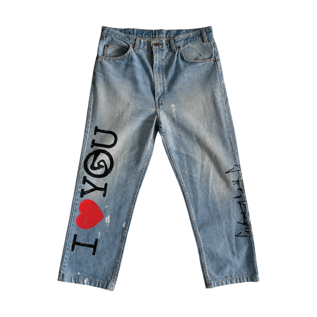 ORANGE TAB — Hand Printed Vintage Levi's 1/1*