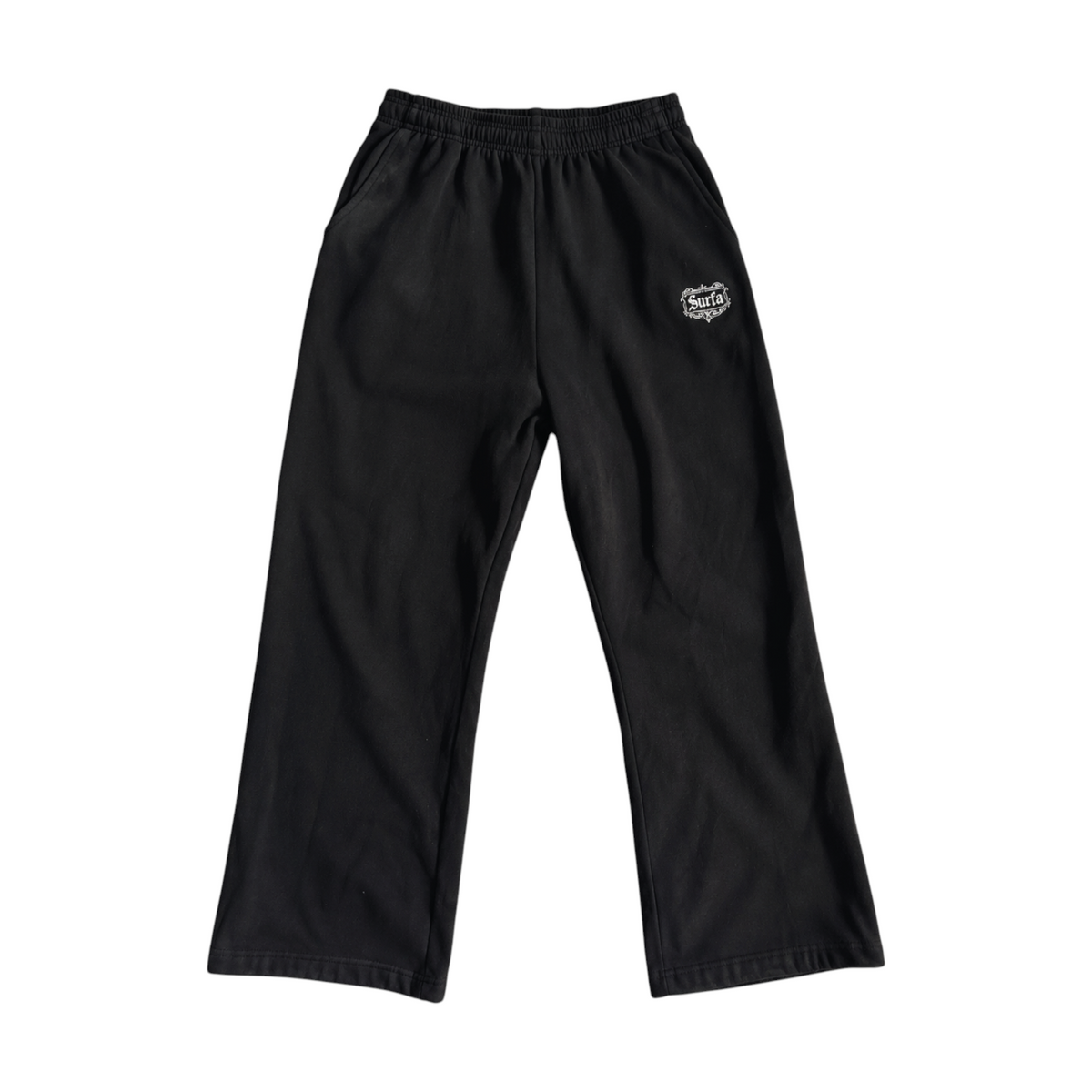 WIDE LEG — Black Studio Sweatpant SAMPLE*