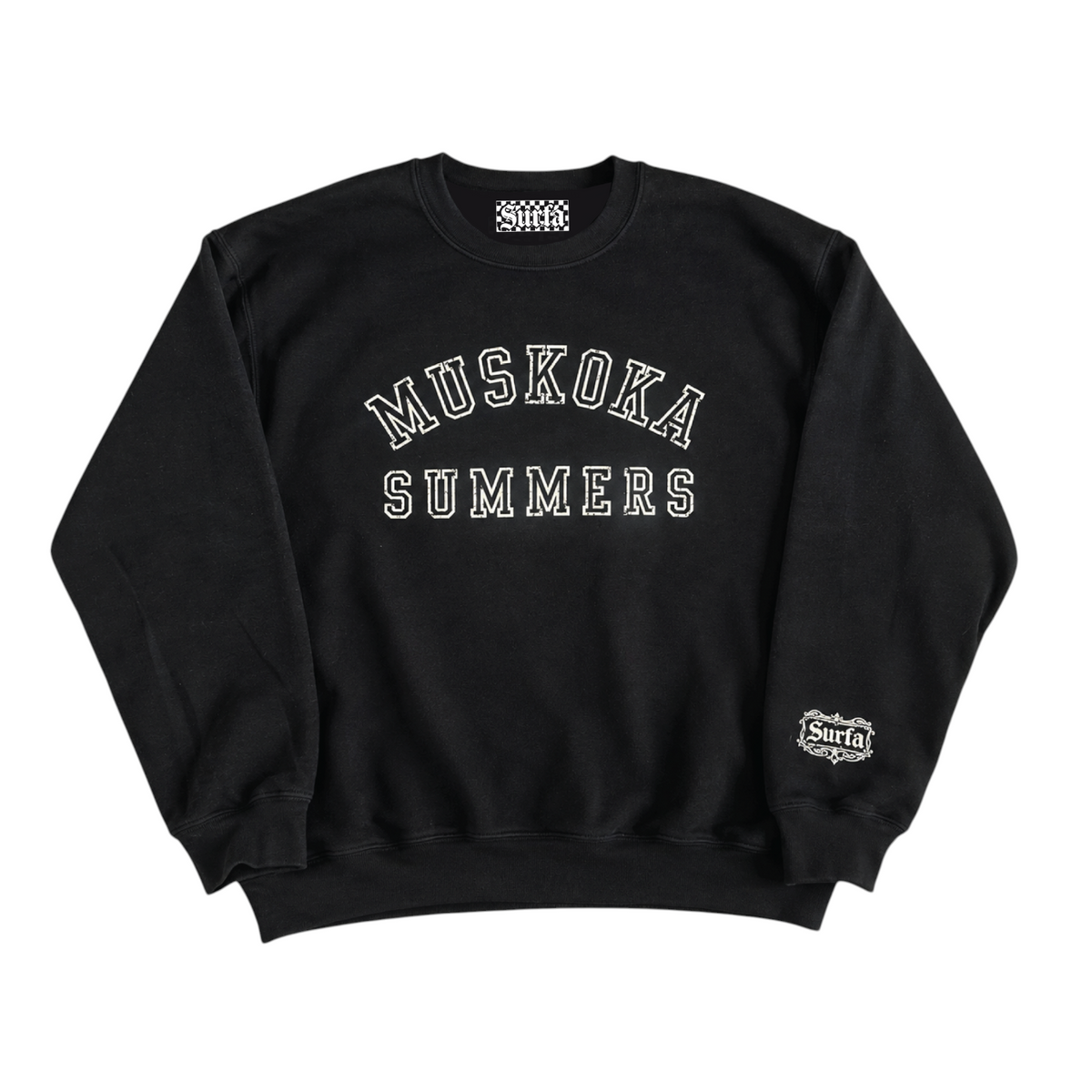 MUSKOKA SUMMERS — Classic Crewneck — CLASSIC BLACK