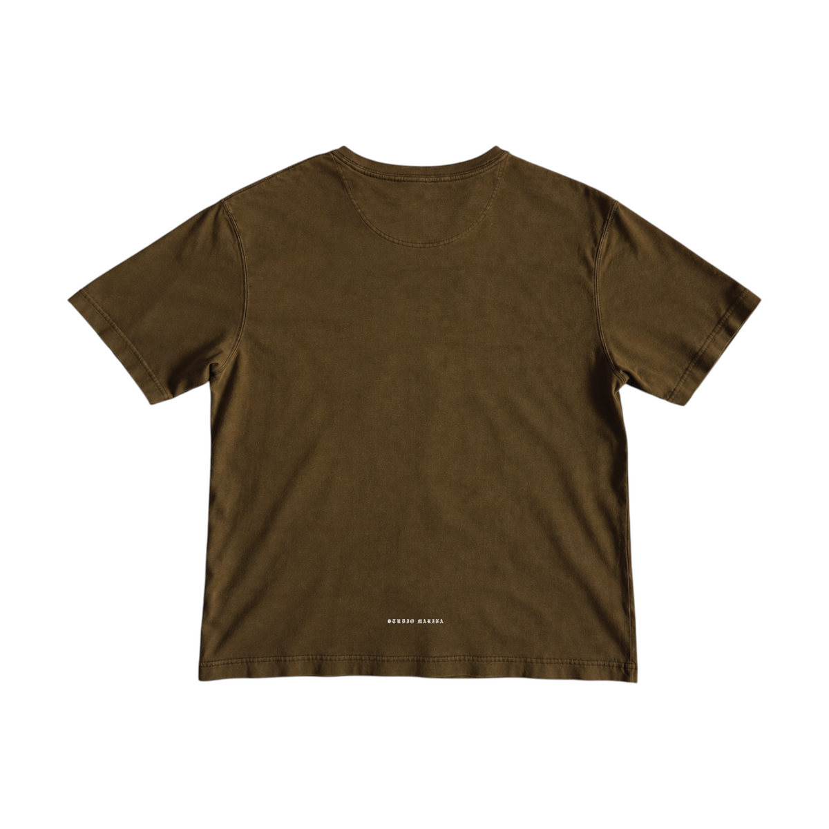 ARMY GREEN — Hand Printed Vintage Tee 1/1*