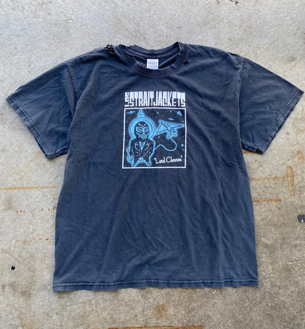 90’s Los Strait Jackets Band Tee L