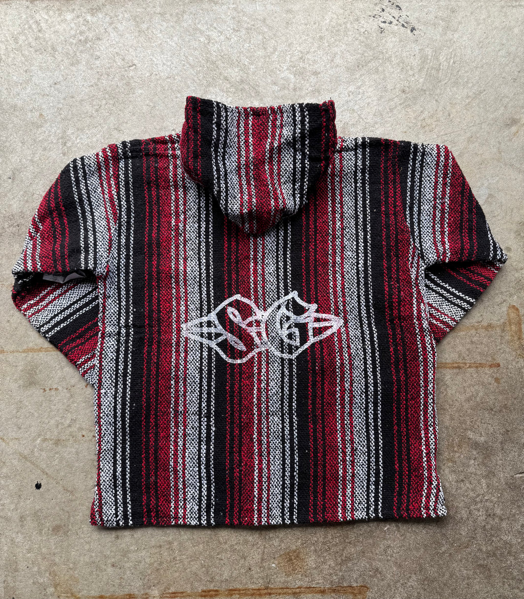 Surfagoods Baja Hoodie ‘Red’ 1/1 L/XL