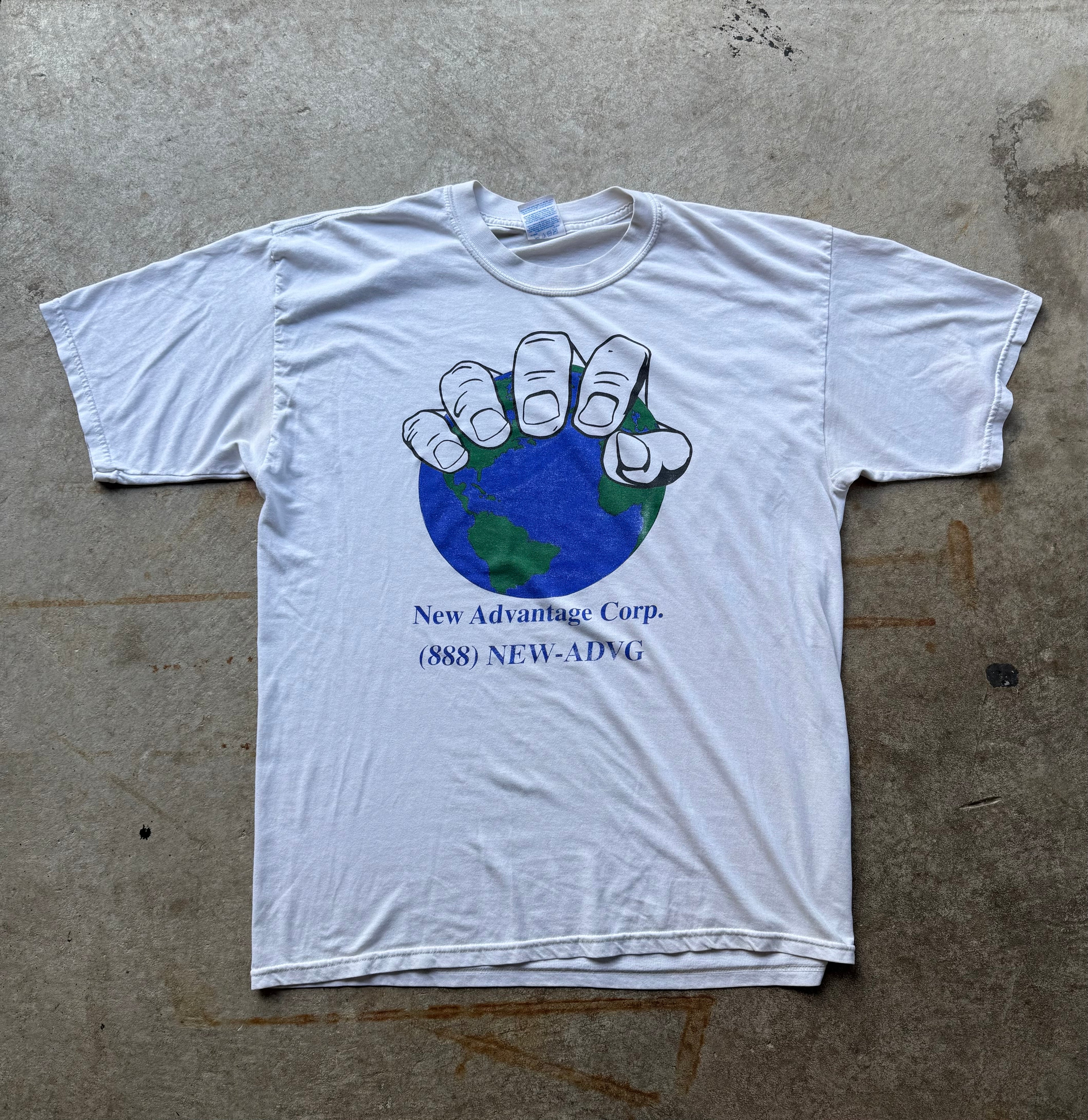 90’s New Advantage World T-shirt XL
