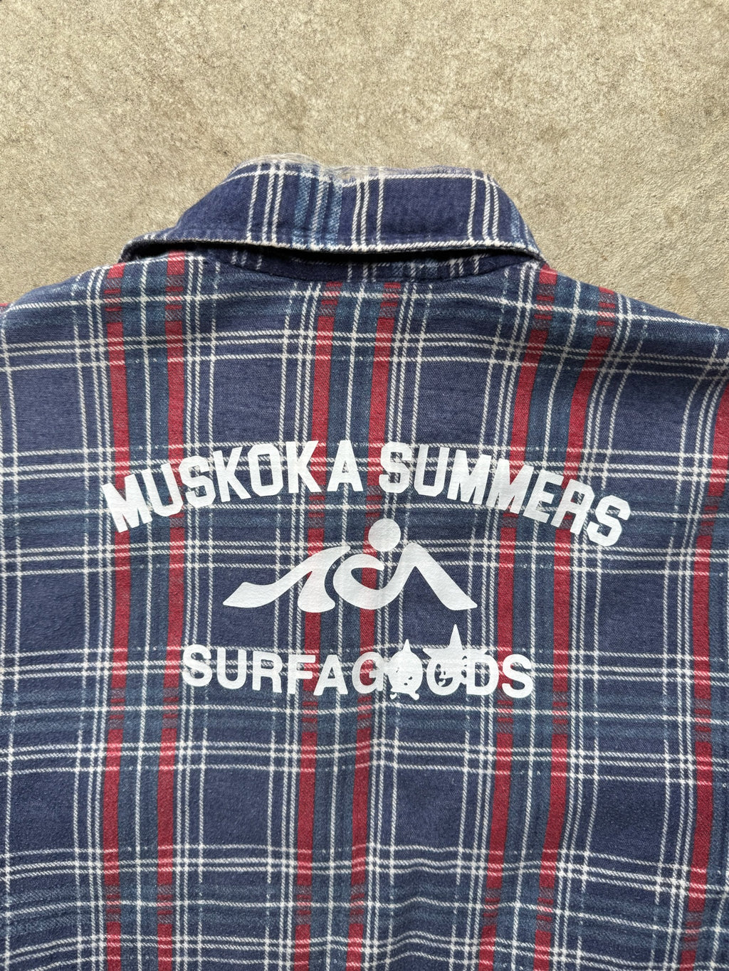 MUSKOKA SUMMERS UPCYCLED VINTAGE PLAID JACKET 1/1 S