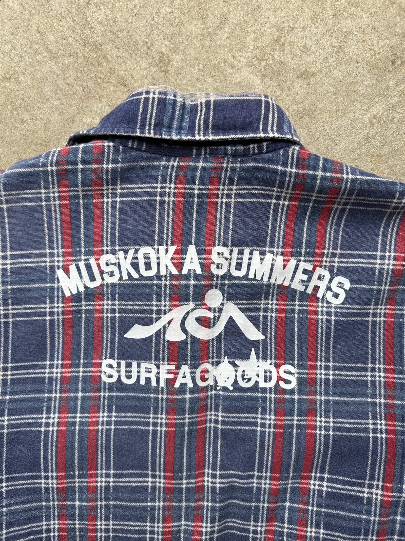 MUSKOKA SUMMERS UPCYCLED VINTAGE PLAID JACKET 1/1 S