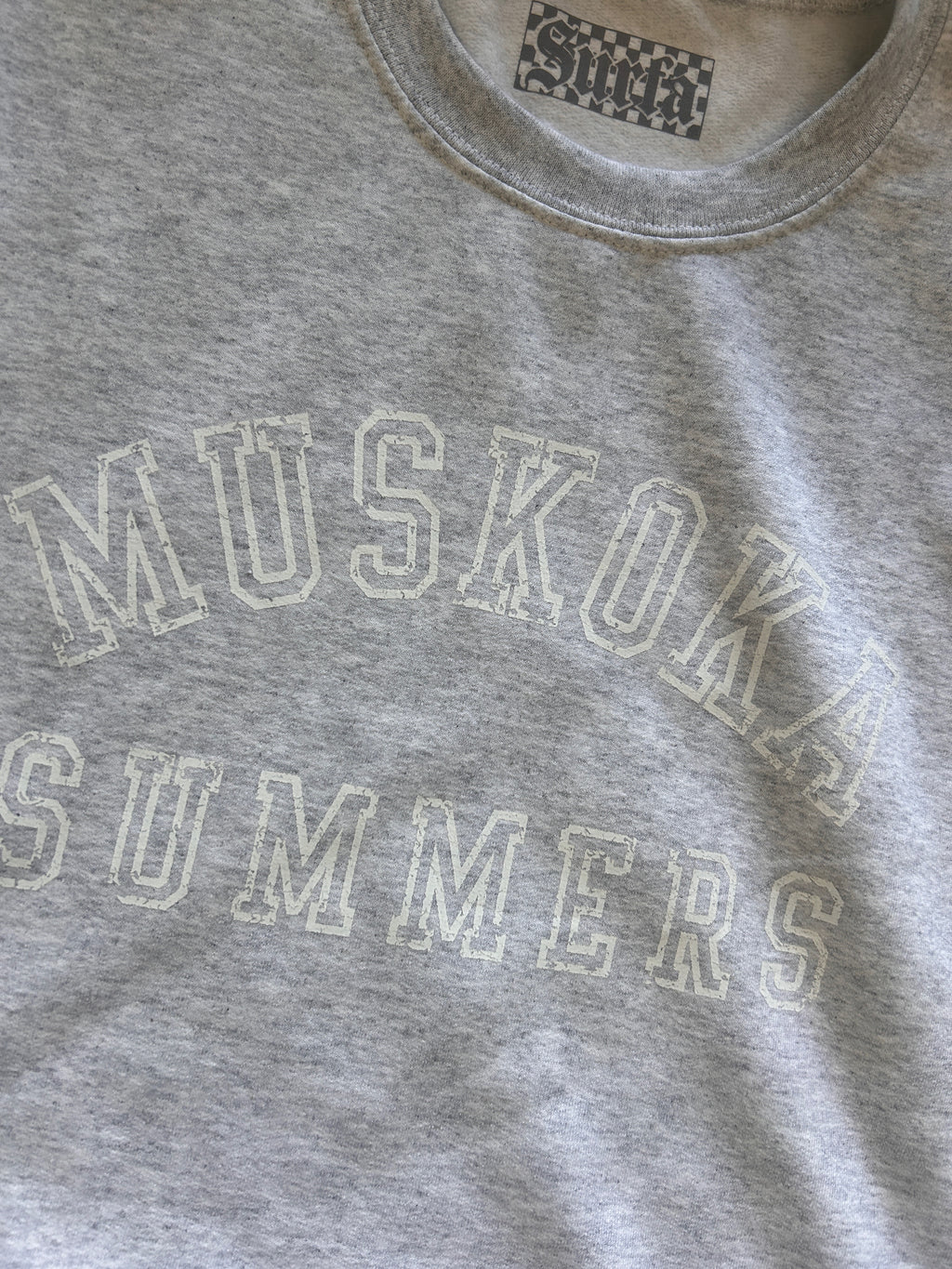 MUSKOKA SUMMERS — Classic Crewneck — VARSITY GRAY