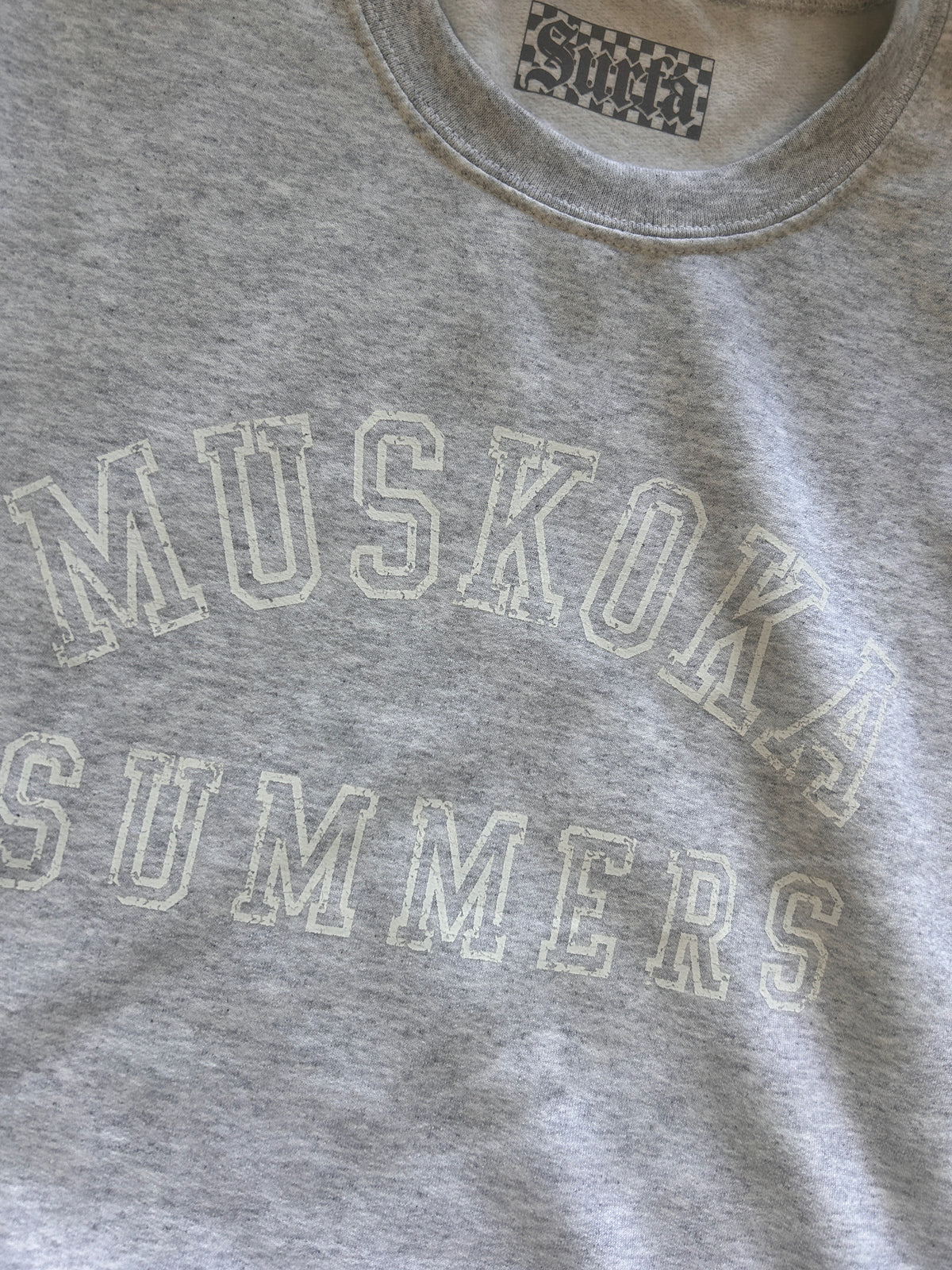 MUSKOKA SUMMERS — Classic Crewneck — VARSITY GRAY